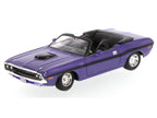 1970 Dodge Challenger R/T Convertible Purple 1/24 Diecast Model Car by Maisto-1