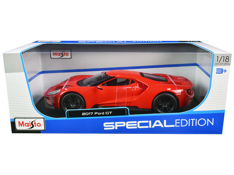 2017 Ford GT Red with Black Wheels "Special Edition" 1/18 Diecast Model Car by Maisto-0