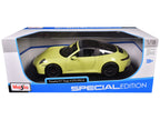 Porsche 911 Targa 4 GTS (992.2) Yellow with Black Top "Special Edition" Series 1/18 Diecast Model Car by Maisto-2