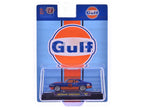 1969 Chevrolet Camaro Custom #20 "Gulf Oil" Dark Blue and Orange Limited Edition to 5500 pieces Worldwide 1/64 Diecast Model Car by M2 Machines-1
