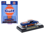 1969 Chevrolet Camaro Custom #20 "Gulf Oil" Dark Blue and Orange Limited Edition to 5500 pieces Worldwide 1/64 Diecast Model Car by M2 Machines-2