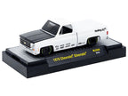 1978 Chevrolet Silverado Pickup Truck "Holley EFI" White with Black Hood Limited Edition to 10120 pieces Worldwide 1/64 Diecast Model Car by M2 Machines-0