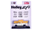 1978 Chevrolet Silverado Pickup Truck "Holley EFI" White with Black Hood Limited Edition to 10120 pieces Worldwide 1/64 Diecast Model Car by M2 Machines-1
