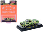1980 Chevrolet Silverado Pickup Truck Camouflage Limited Edition to 7480 pieces Worldwide 1/64 Diecast Model Car by M2 Machines-2