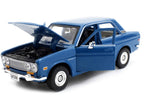 1971 Datsun 510 Blue "Special Edition" 1/24 Diecast Model Car by Maisto-1