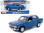 1971 Datsun 510 Blue "Special Edition" 1/24 Diecast Model Car by Maisto-0