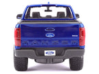 2019 Ford Ranger Lariat Sport Pickup Truck Dark Blue Metallic 1/27 Diecast Model Car by Maisto-3