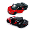 Bugatti Chiron Sport "16" Red and Black "Special Edition" 1/24 Diecast Model Car by Maisto