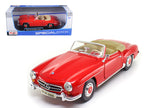 1955 Mercedes Benz 190 SL Red 1/18 Diecast Model Car  by Maisto-0