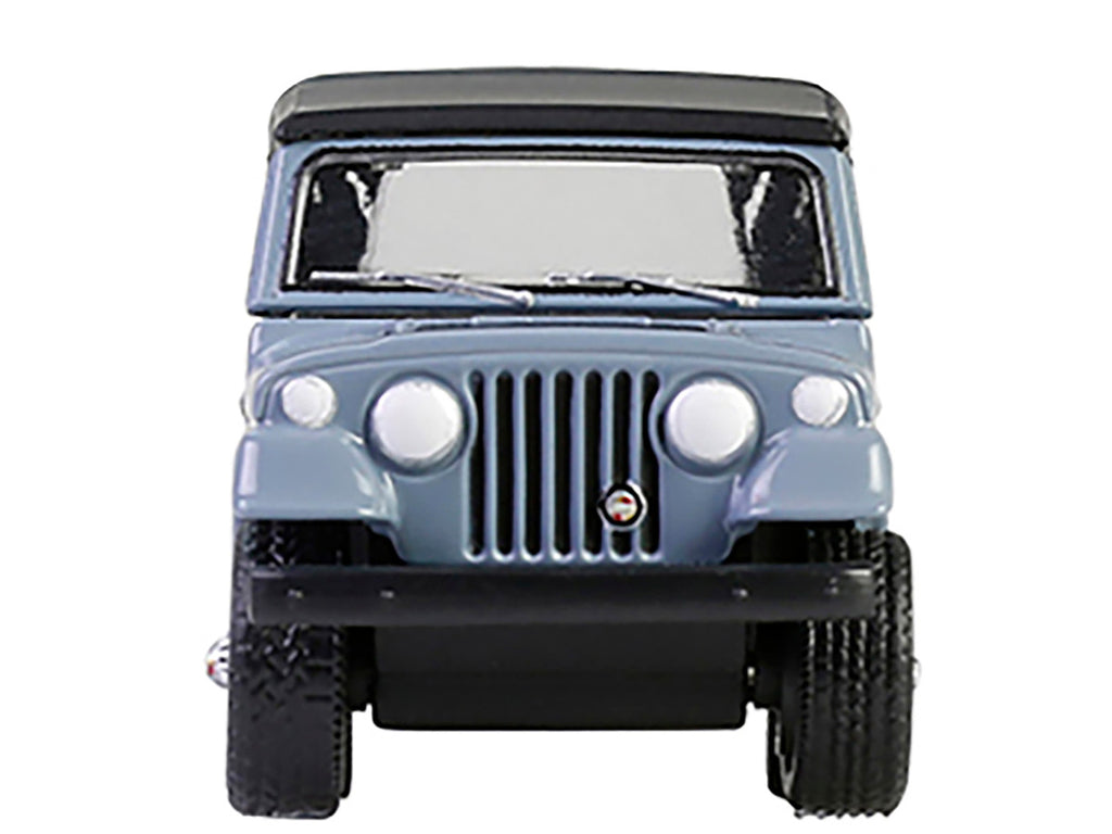 1968 Jeep Jeepster Commando SC-1 Gray with Black Stripes and Top with Canoe Trailer Canoe Rack Canoe and Kayak "Hitch & Tow" Series 32 1/64 Diecast Model Cars by Greenlight-4