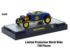 "Auto-Thentics" 6 piece Set Release 103 IN DISPLAY CASES Limited Edition 1/64 Diecast Model Cars by M2 Machines-1