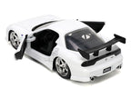 1993 Mazda RX-7 "HKS" White "The Fast and the Furious" (2001) Movie "25 Years of Fast & Furious" Series 1/32 Diecast Model Car by Jada-0