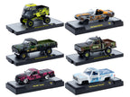 "Auto Meets" Set of 6 Cars IN DISPLAY CASES Release S60 Limited Edition 1/64 Diecast Model Cars by M2 Machines-0