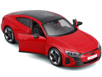 2022 Audi RS e-Tron GT Red with Black Top and Sunroof "Special Edition" Series 1/25 Diecast Model Car by Maisto-1