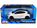 2021 Toyota GR Yaris White with Carbon Top "Special Edition" Series 1/24 Diecast Model Car by Maisto-1