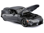 Toyota GR Supra Gray Metallic "Special Edition" Series 1/24 Diecast Model Car by Maisto-1