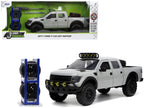 2011 Ford F-150 SVT Raptor Pickup Truck Light Gray with Extra Wheels "Just Trucks" Series 1/24 Diecast Model Car by Jada-4