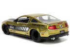 2010 Ford Mustang GT Gold Metallic with Black Graphics and Hood "Tom's Racing" "Bigtime Muscle" Series 1/24 Diecast Model Car by Jada-4
