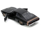 1968 Dodge Charger Widebody Matt Black with Bronze Tail Stripe "F9" (2021) Movie "Fast & Furious" Series 1/32 Diecast Model Car by Jada-3