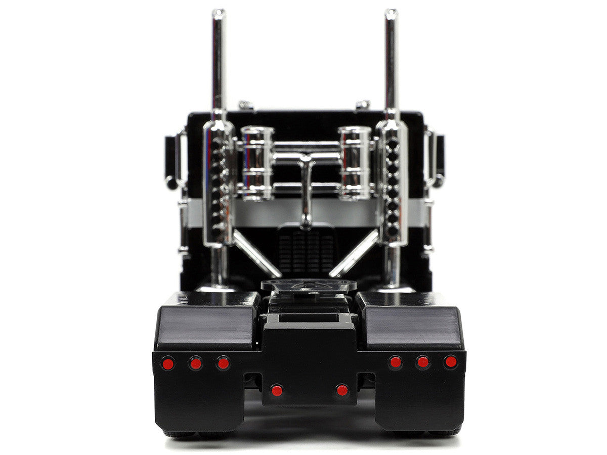 Decepticon Nemesis Prime with Robot on Chassis "Transformers" TV Series "Hollywood Rides" Series 1/24 Diecast Model by Jada-4