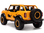 2021 Ford Bronco Orange Metallic with Extra Wheels "Just Trucks" Series 1/24 Diecast Model Car by Jada-3