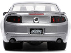 2010 Ford Mustang GT Gray Metallic with Flames "Ford Motor Company" "Bigtime Muscle" Series 1/24 Diecast Model Car by Jada-4