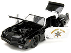 1979 Chevrolet Camaro Z28 Police Black and White "Highway Drag" "Bigtime Muscle" Series 1/24 Diecast Model Car by Jada-1