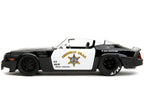 1979 Chevrolet Camaro Z28 Police Black and White "Highway Drag" "Bigtime Muscle" Series 1/24 Diecast Model Car by Jada-2