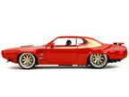 1972 Plymouth GTX Red with Gold Graphics "Bigtime Muscle" Series 1/24 Diecast Model Car by Jada-2