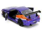 2001 Nissan Silvia S15 RHD (Right Hand Drive) Blue Metallic with Graphics "The Fast and the Furious: Tokyo Drift" (2006) Movie "Fast & Furious" Series 1/32 Diecast Car Model by Jada