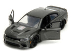 2021 Dodge Charger SRT Hellcat Gray Metallic "Fast X" (2023) Movie "Fast & Furious" Series 1/32 Diecast Model Car by Jada-2