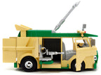 Party Wagon Green and Beige and Donatello Diecast Figure "Teenage Mutant Ninja Turtles" "Hollywood Rides" Series Diecast Model by Jada-3