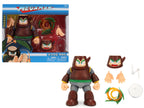 Wood Man 5" Moveable Figure (Deluxe Version) with Accessories and Alternate Head and Hands "Mega Man" (1987) Video Game Model by Jada-4