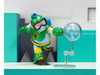 Bubble Man 5" Moveable Figure (Deluxe Version) with Accessories and Alternate Head and Hands "Mega Man" (1987) Video Game Model by Jada