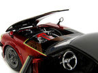 1972 Datsun 240Z Black and Red Metallic with Graphics "Fast X" (2023) Movie "Fast & Furious" Series 1/24 Diecast Model Car by Jada-2