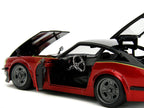 1972 Datsun 240Z Black and Red Metallic with Graphics "Fast X" (2023) Movie "Fast & Furious" Series 1/24 Diecast Model Car by Jada-3