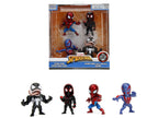 Set of 4 Diecast Figures "Spider-Man" Wave 4 "Metalfigs" Series Diecast Models by Jada-0