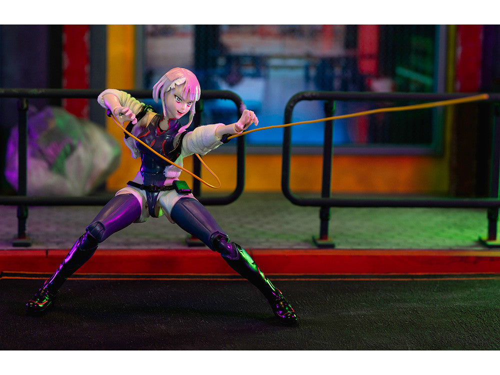 Lucy 6" Moveable Figure with Accessories and Alternate Head and Hands "Cyberpunk: Edgerunners" (2022) TV Series Model by Jada-1