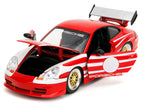 Porsche 911 GT3 (996) Red with White Graphics "Hyper-Spec" Series 1/24 Diecast Model Car by Jada-2