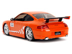 Porsche 911 GT3 RS (996) #008 "Bridgestone" Orange Metallic with White Graphics "Hyper-Spec" Series 1/24 Diecast Model Car by Jada-4