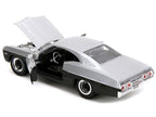 1967 Chevrolet Impala SS Silver Metallic and Black "Bigtime Muscle" Series 1/24 Diecast Model Car by Jada-2