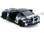 2009 Nissan GT-R (R35) Ben Sopra Dark Blue with Graphics "Godzilla" "Hollywood Rides" Series 1/32 Diecast Model Car by Jada-3