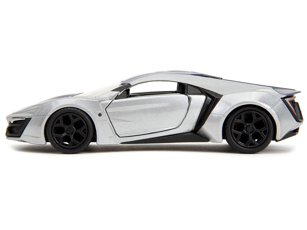 Lykan Hypersport Silver Metallic and Purple "Pink Slips" Series 1/32 Diecast Model Car by Jada-2