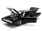 1970 Dodge Charger R/T Black "Furious 7" (2015) Movie "Fast & Furious" Series 1/24 Diecast Model Car by Jada-1