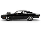 1970 Dodge Charger R/T Black "Furious 7" (2015) Movie "Fast & Furious" Series 1/24 Diecast Model Car by Jada-2