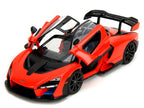 McLaren Senna Red and Black "Fast X" (2023) Movie "Fast & Furious" Series 1/24 Diecast Model Car by Jada-1