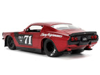 1971 Chevrolet Camaro #71 Red Metallic with Black Stripes "Bigtime Muscle" Series 1/24 Diecast Model Car by Jada-1