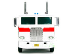 G1 Autobot Optimus Prime Truck White with Robot on Chassis from "Transformers" TV Series - "Ghostbusters" (1984) Movie Crossover "Hollywood Rides" Series 1/24 Diecast Model by Jada-2