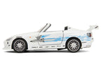 2001 Honda S2000 Convertible White with Graphics "Fast & Furious Remix - 25th Anniversary" Series 1/32 Diecast Model Car by Jada-2
