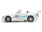 2001 Honda S2000 Convertible White with Graphics "Fast & Furious Remix - 25th Anniversary" Series 1/32 Diecast Model Car by Jada